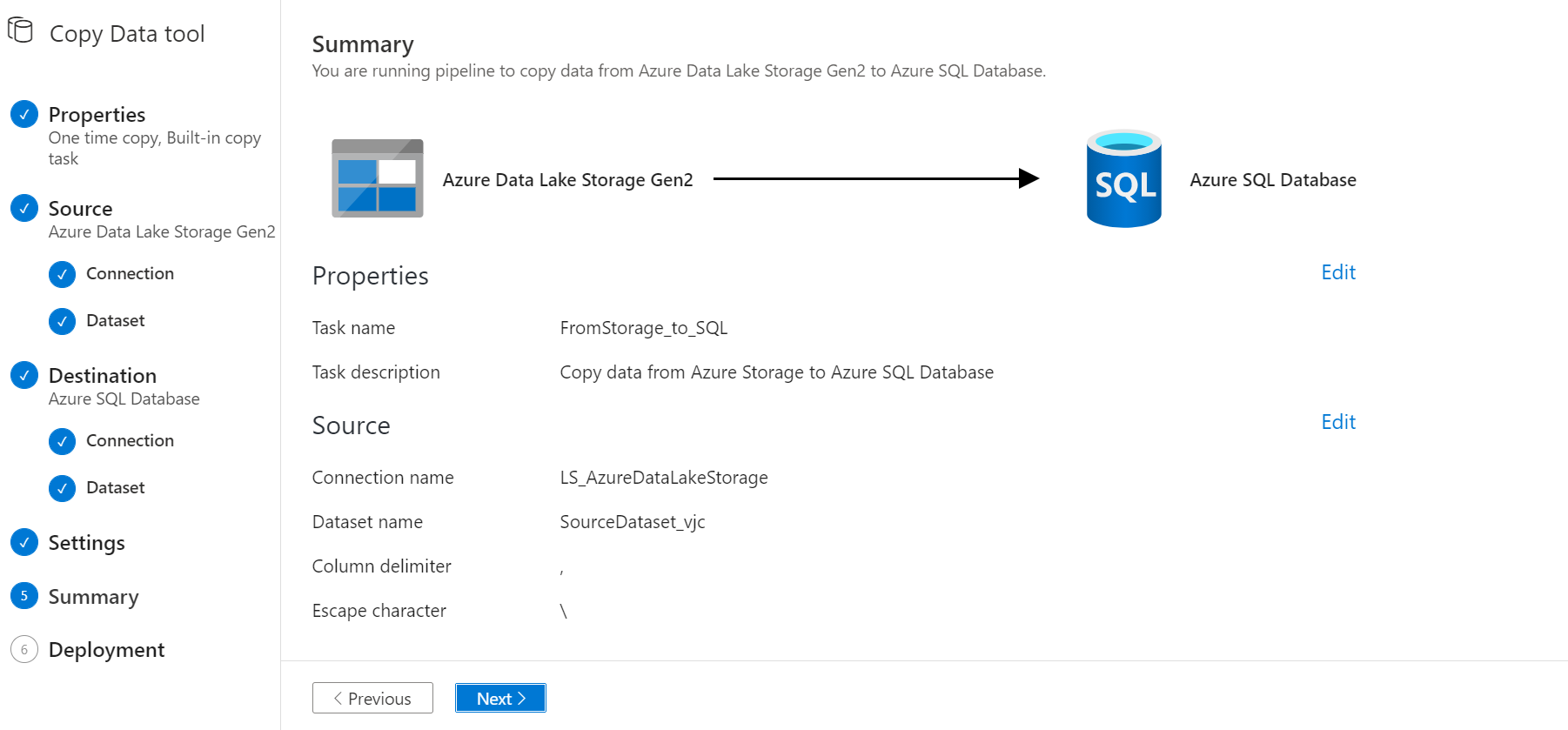 importar datos a Azure SQL
